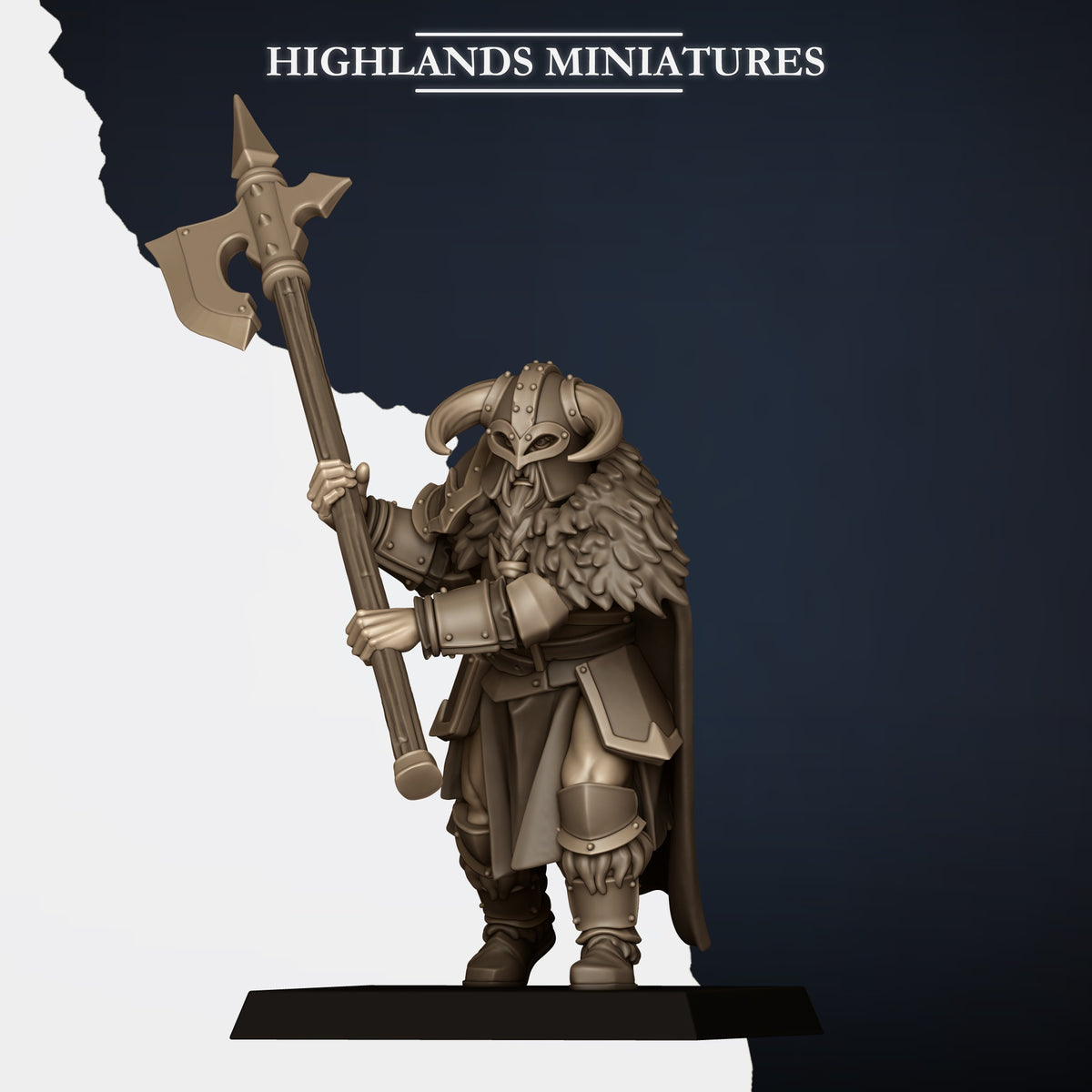 Norse Tribes Huscarls on Foot with Halberds | Norse Tribes Army Collection | Highland Miniatures