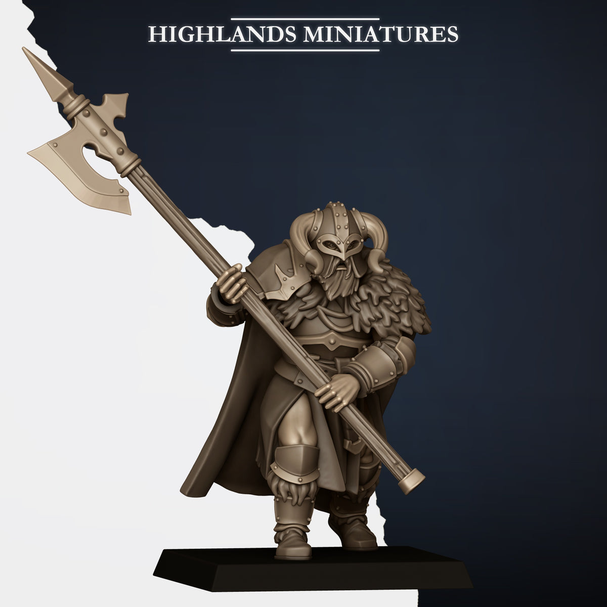 Norse Tribes Huscarls on Foot with Halberds | Norse Tribes Army Collection | Highland Miniatures