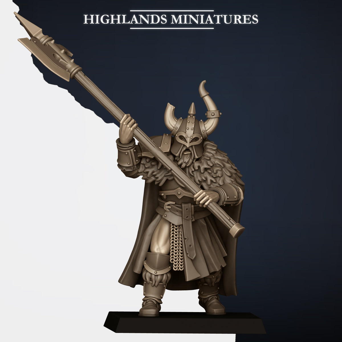 Norse Tribes Huscarls on Foot with Halberds | Norse Tribes Army Collection | Highland Miniatures