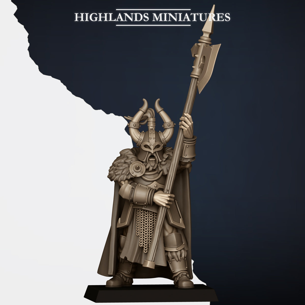Norse Tribes Huscarls on Foot with Halberds | Norse Tribes Army Collection | Highland Miniatures