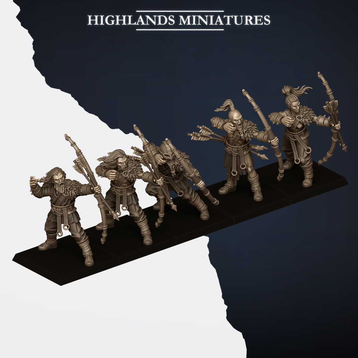 Norse Tribes Bowmen | Norse Tribes Army Collection | Highland Miniatures