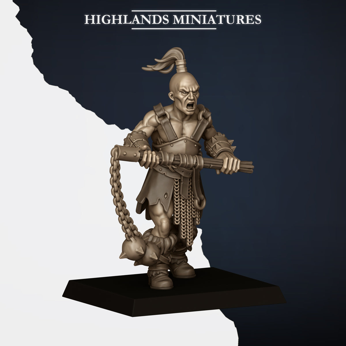 Norse Tribes Norse Raiders with Two-Handed Weapons | Norse Tribes Army Collection | Highland Miniatures