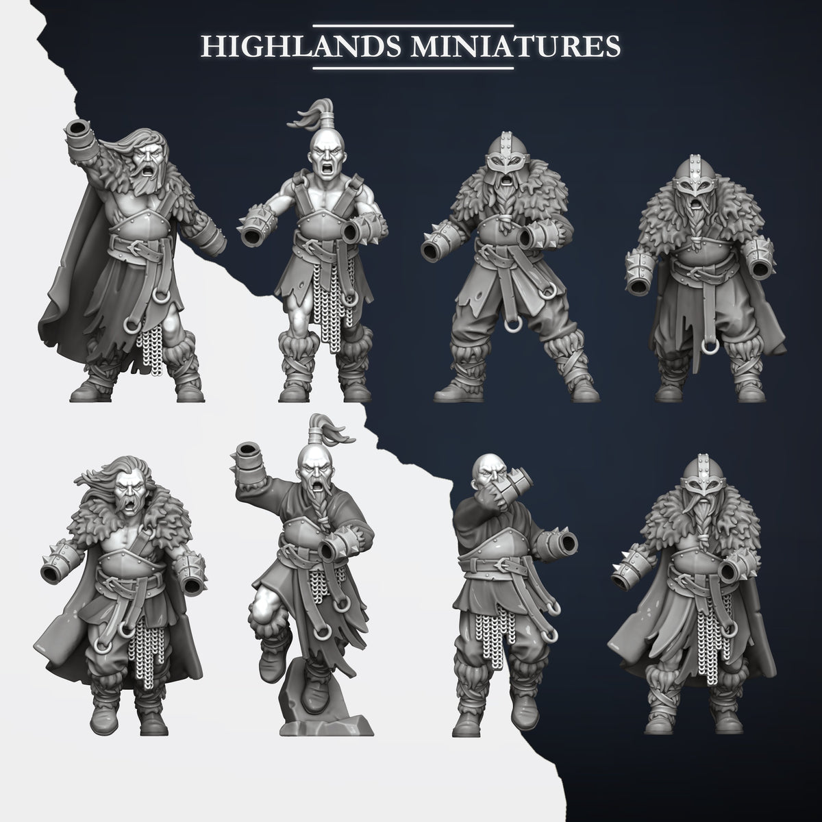 Norse Tribes Norse Raiders | Norse Tribes Army Collection | Highland Miniatures