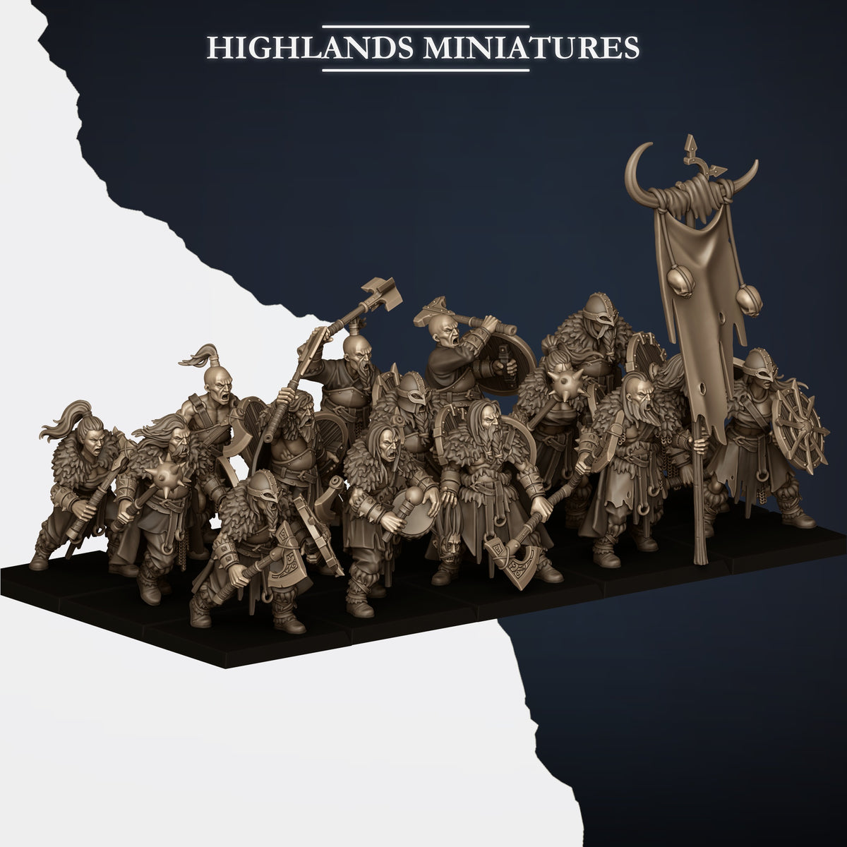Norse Tribes Norse Raiders | Norse Tribes Army Collection | Highland Miniatures