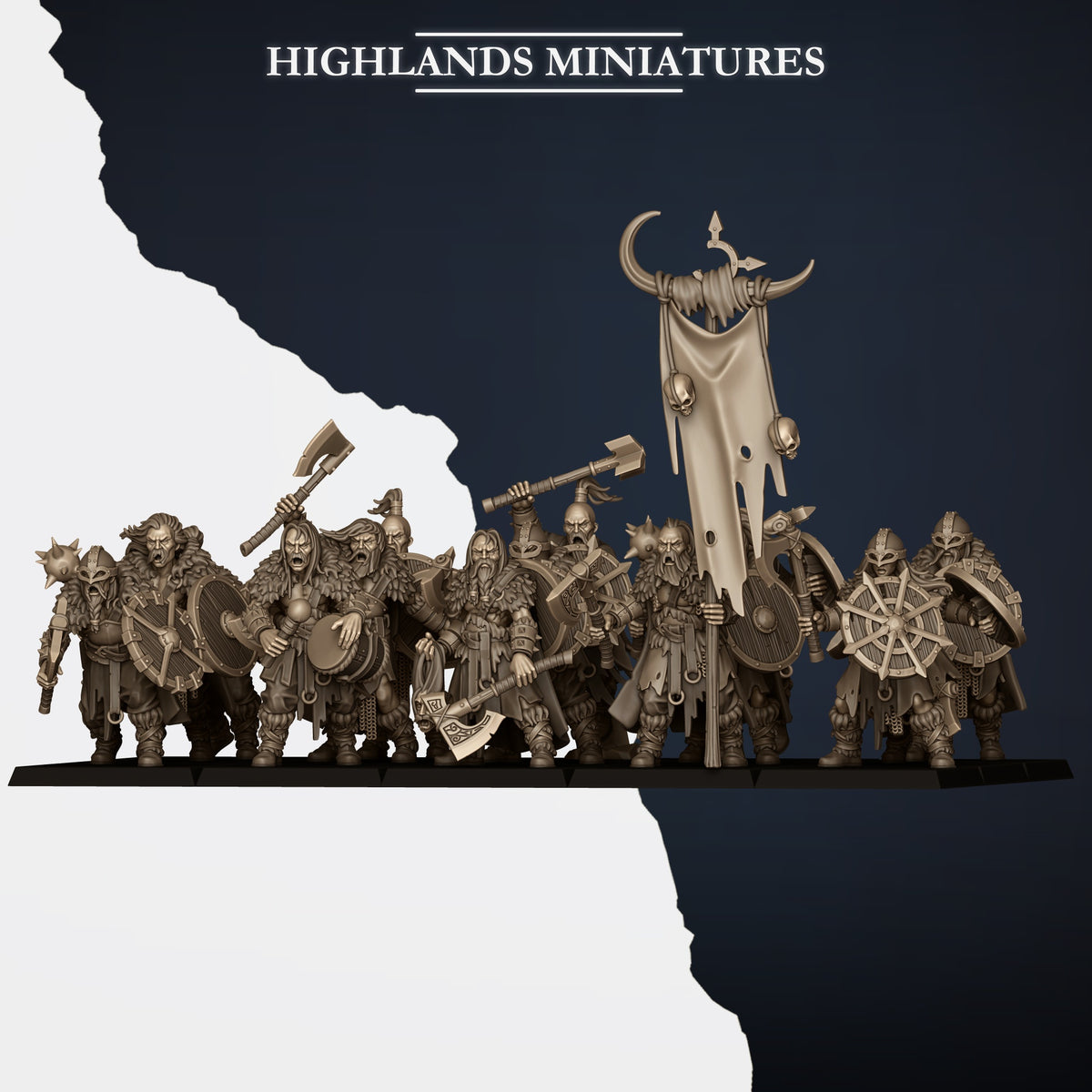 Norse Tribes Norse Raiders | Norse Tribes Army Collection | Highland Miniatures