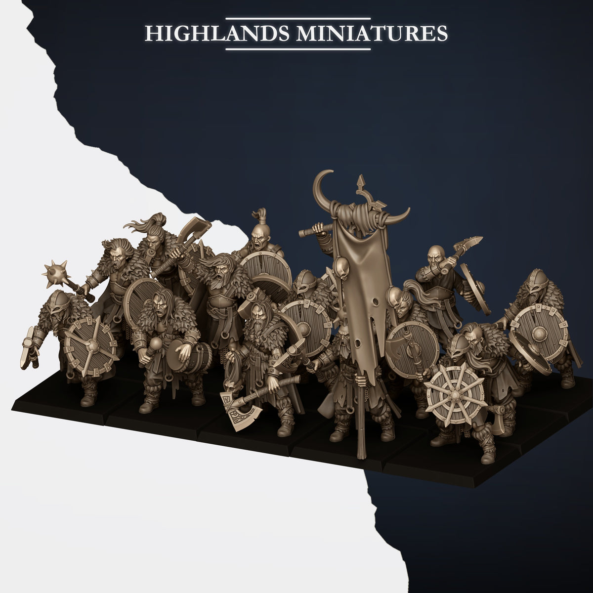 Norse Tribes Norse Raiders | Norse Tribes Army Collection | Highland Miniatures