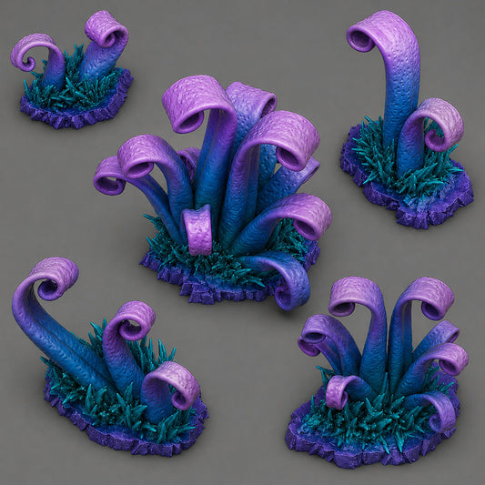 Void Tendril Flora Scatter Terrain | Fantastic Plants & Rocks | MTG Terrain & Scenery