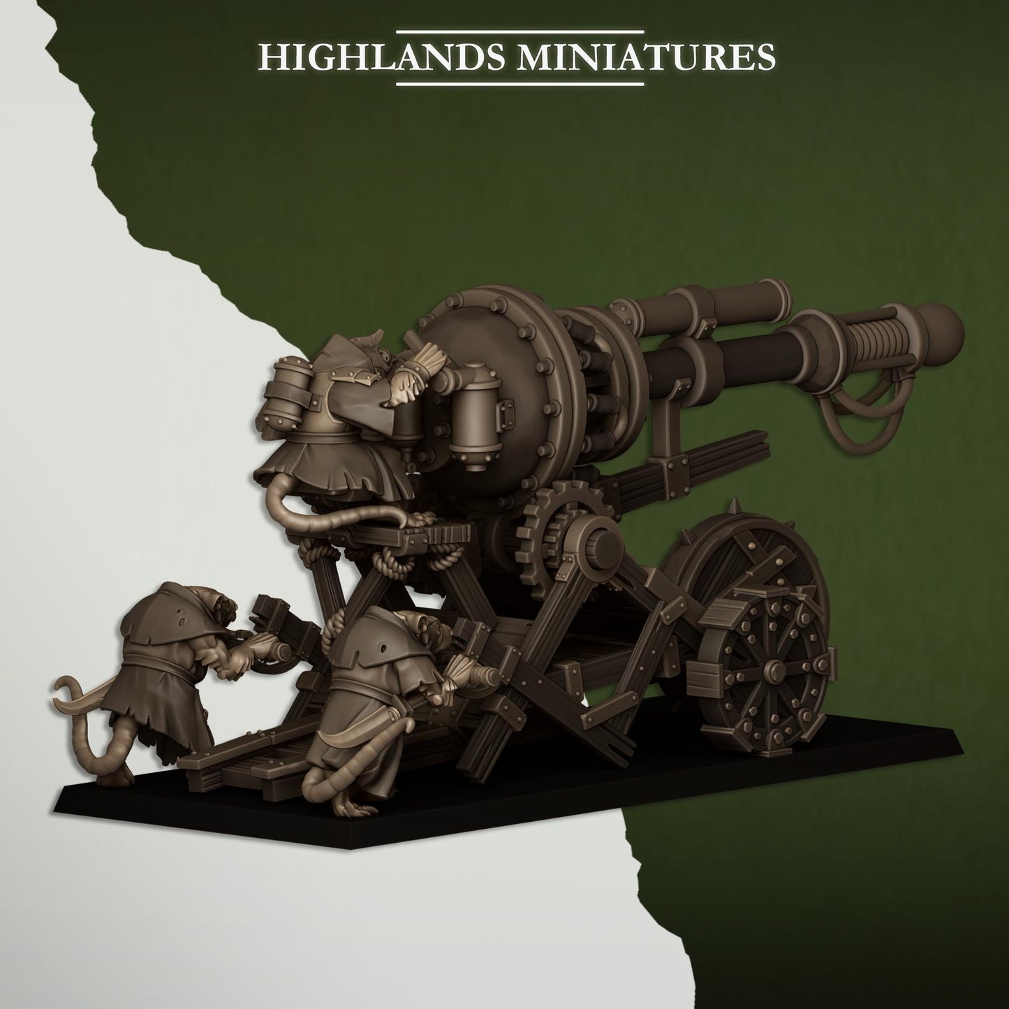 Sewer Rats Vermin Cannon | Sewer Rats Army Collection | Highland Miniatures