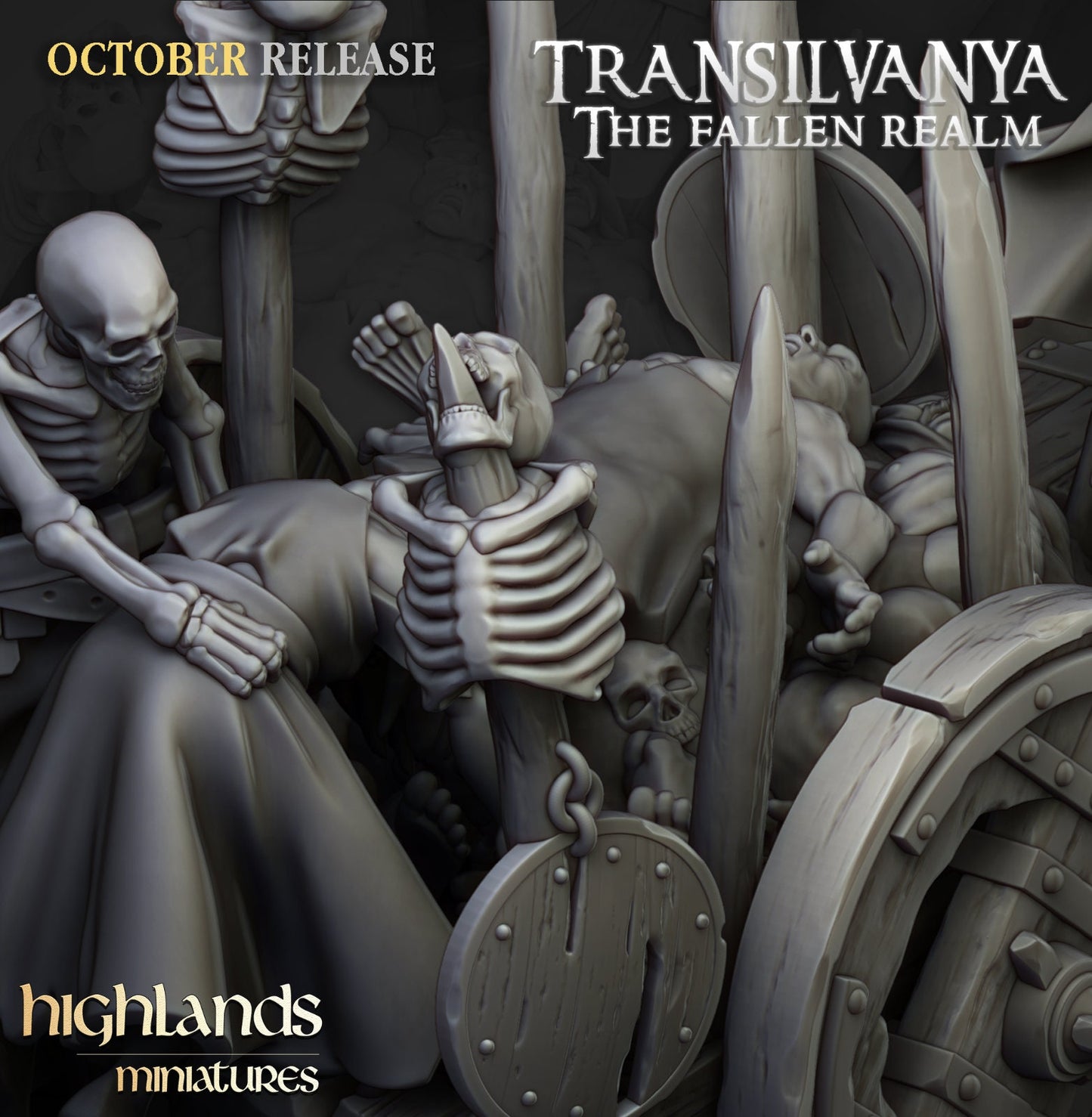 Transilvanya Corpse Cart | Transilvanya Army Collection | Highland Miniatures