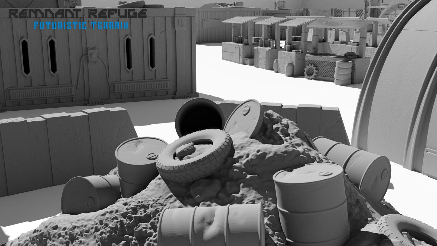 Remnant Refuge | Sci-Fi & Post-Apocalypse Wasteland Terrain | MTG Terrain & Scenery