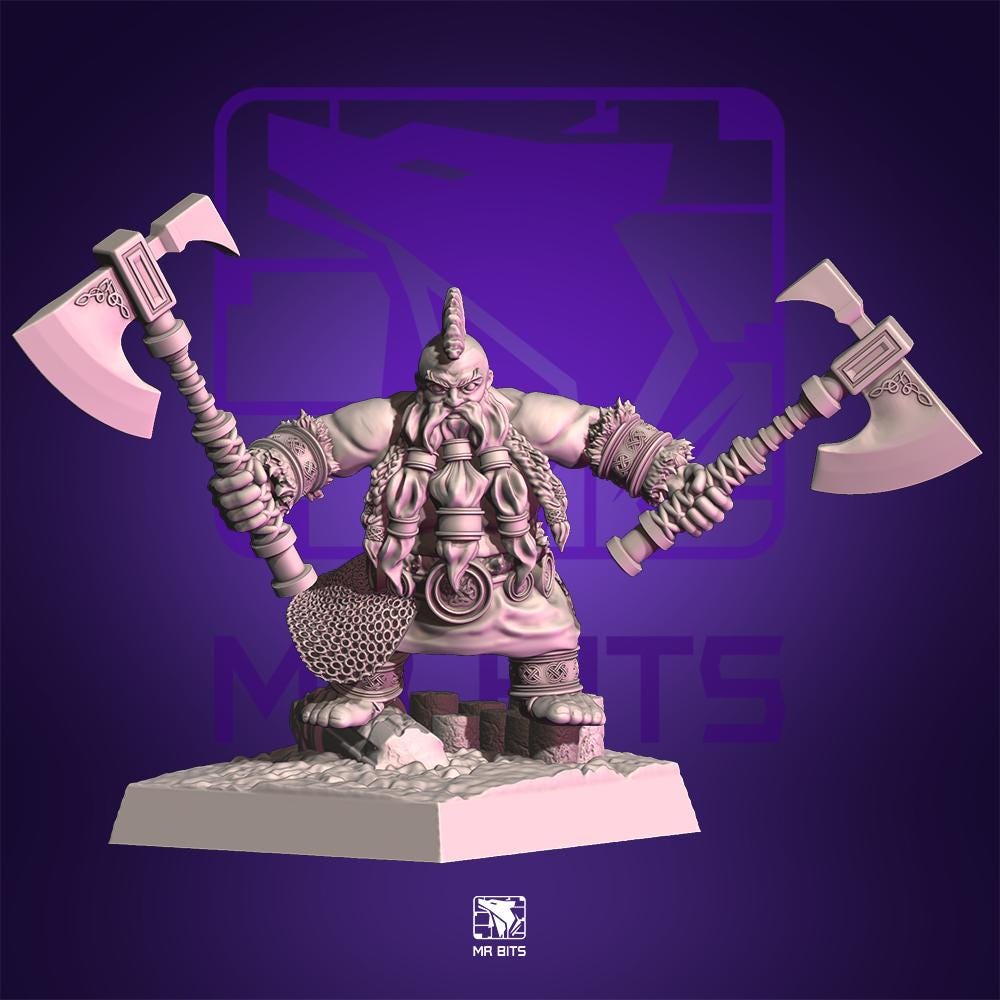 Dwarf Berserkers with Axes