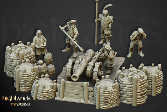 Sunland Great Cannon | Sunland Army Collection | Highland Miniatures