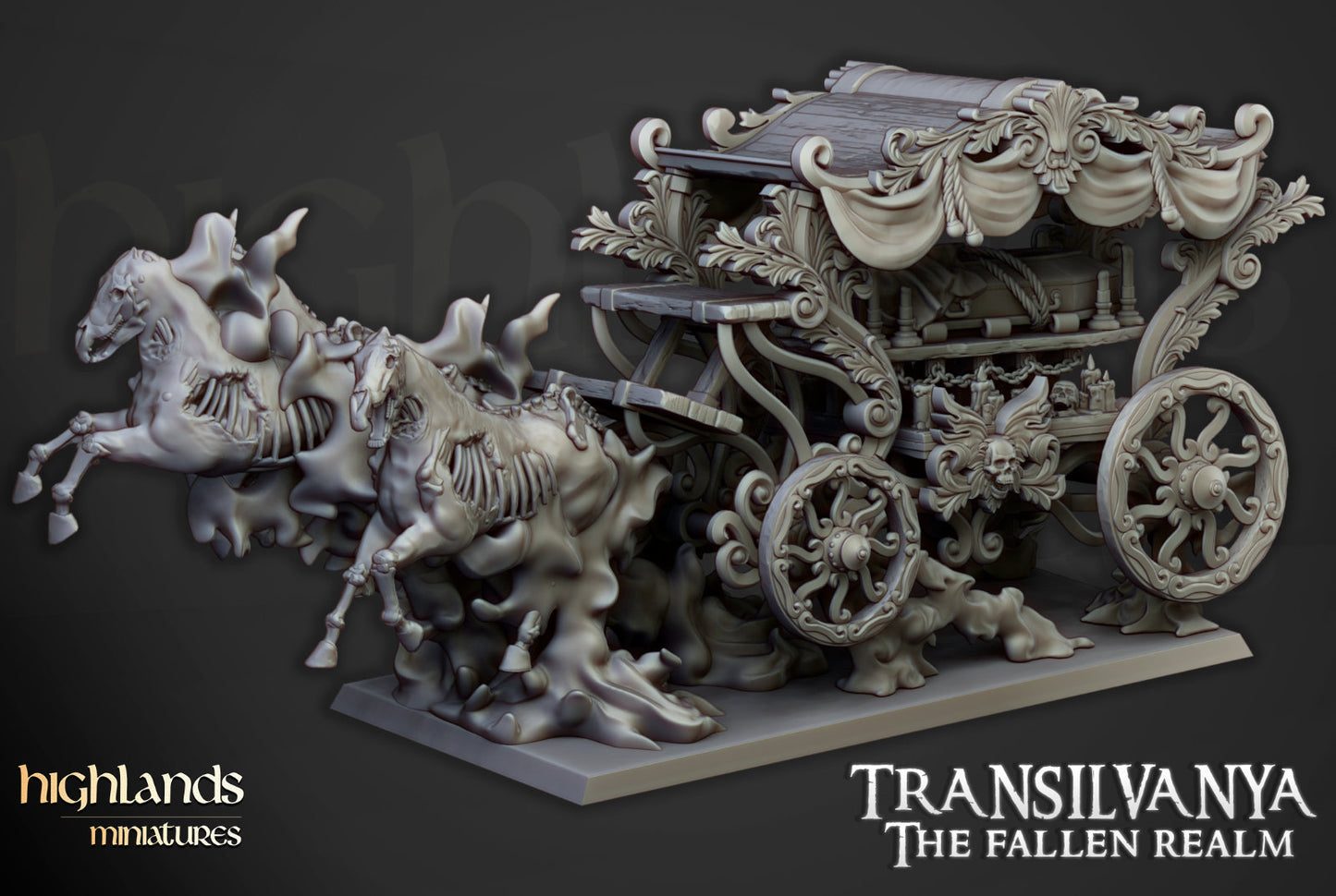 Transilvanya Spectral Coach | Transilvanya Army Collection | Highland Miniatures
