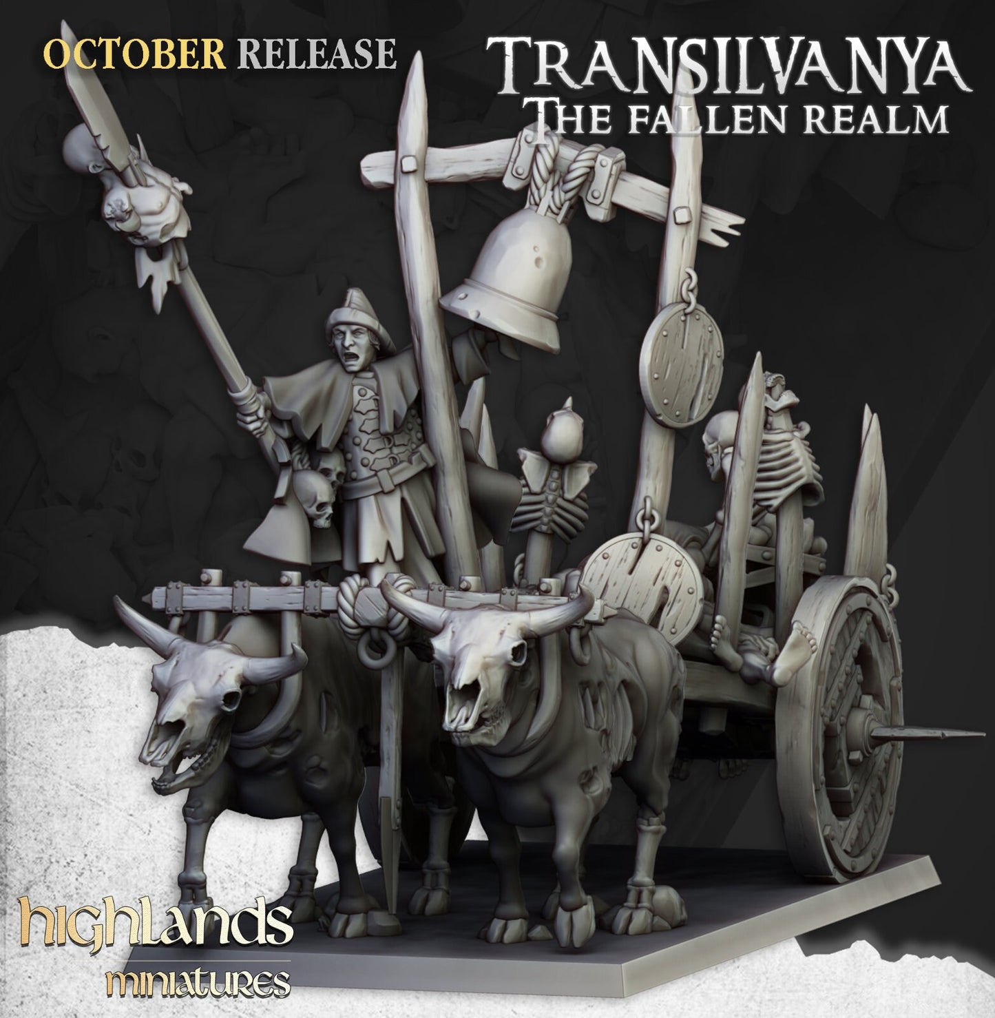 Transilvanya Corpse Cart | Transilvanya Army Collection | Highland Miniatures