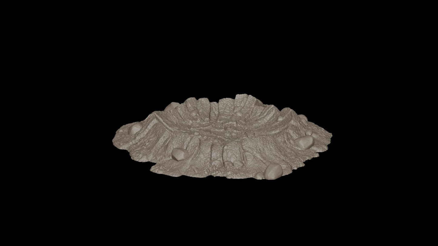 Battlefield Blast Craters | WW1 WW2 & Sci-Fi Wargaming Terrain | MTG Terrain & Scenery