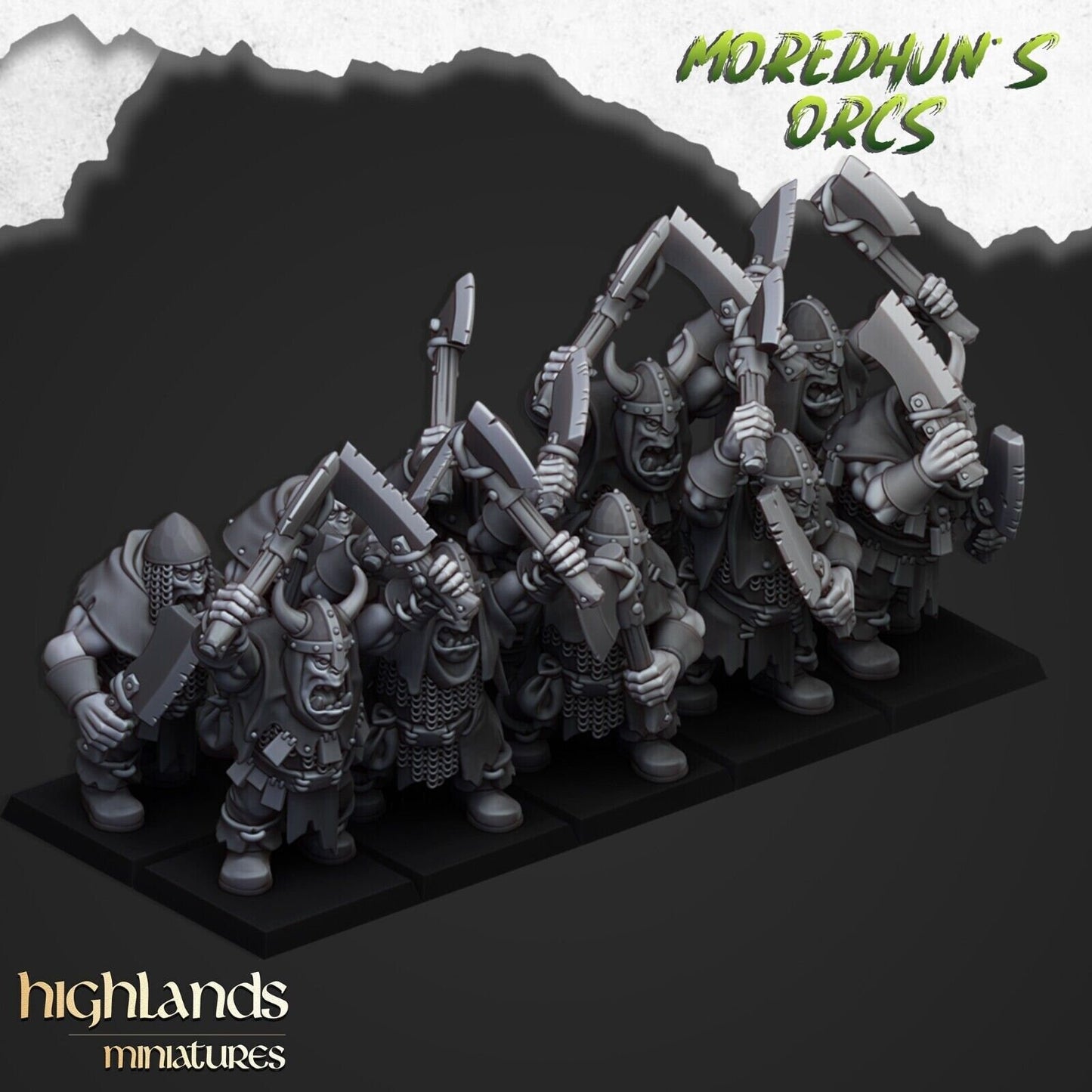 Orc Warriors with Hand Weapons – Orc & Goblin Close Combat Infantry