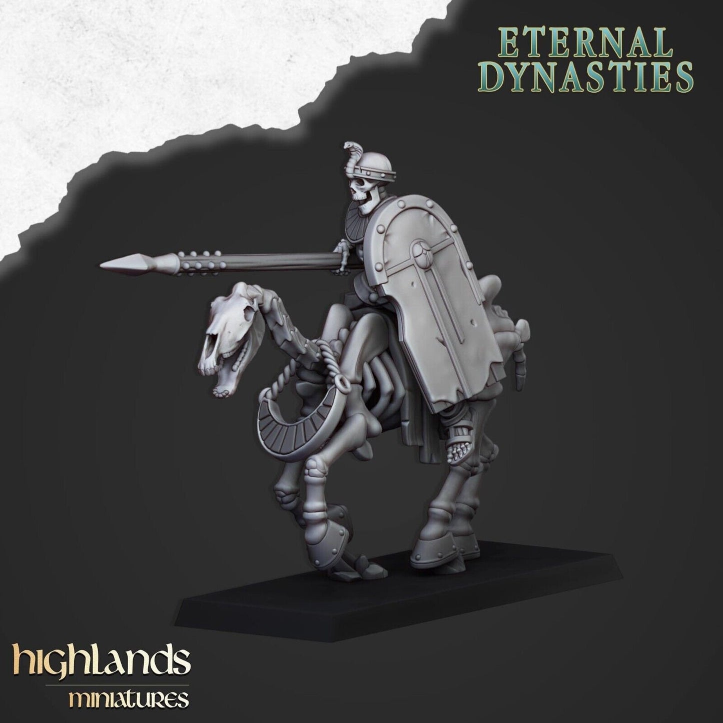 Eternal Dynasties Skeleton Cavalry with Spears