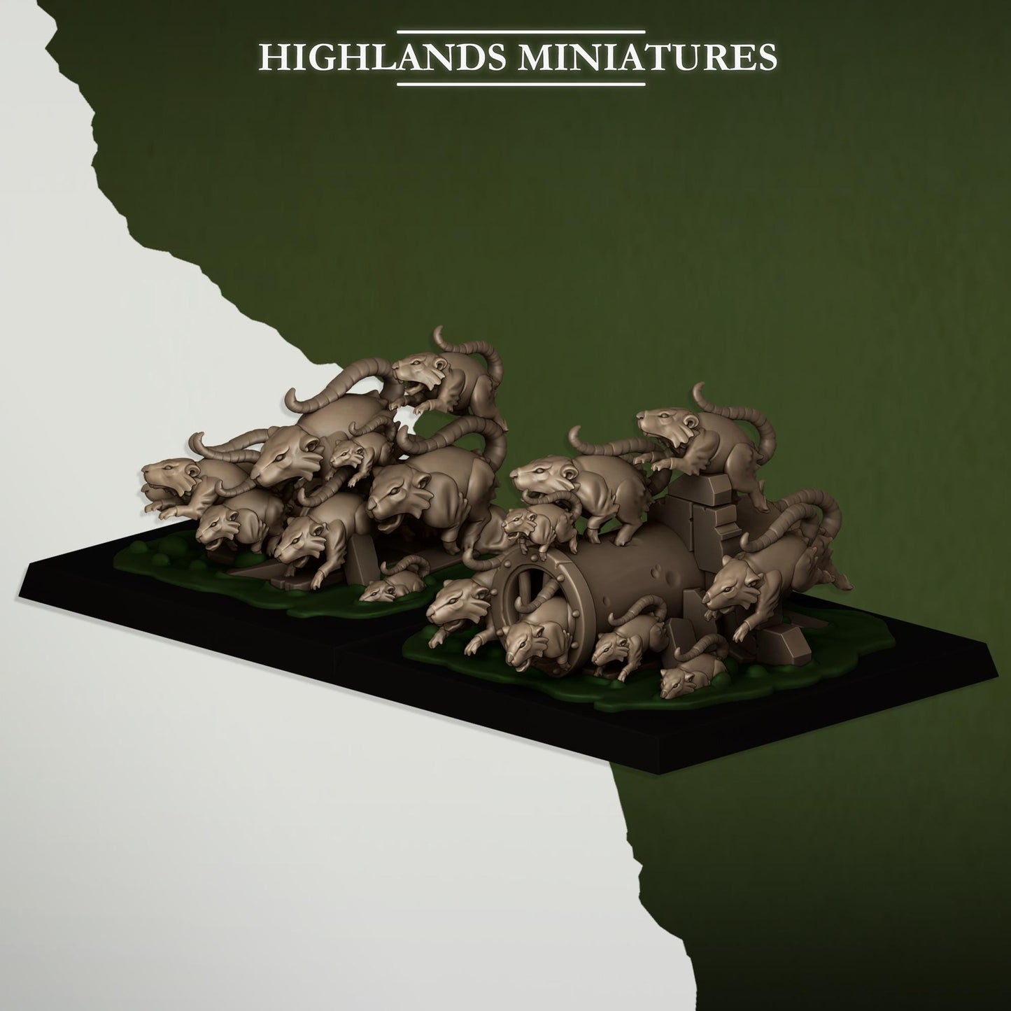 Sewer Rats Vermin Rat Swarms | Sewer Rats Army Collection | Highland Miniatures
