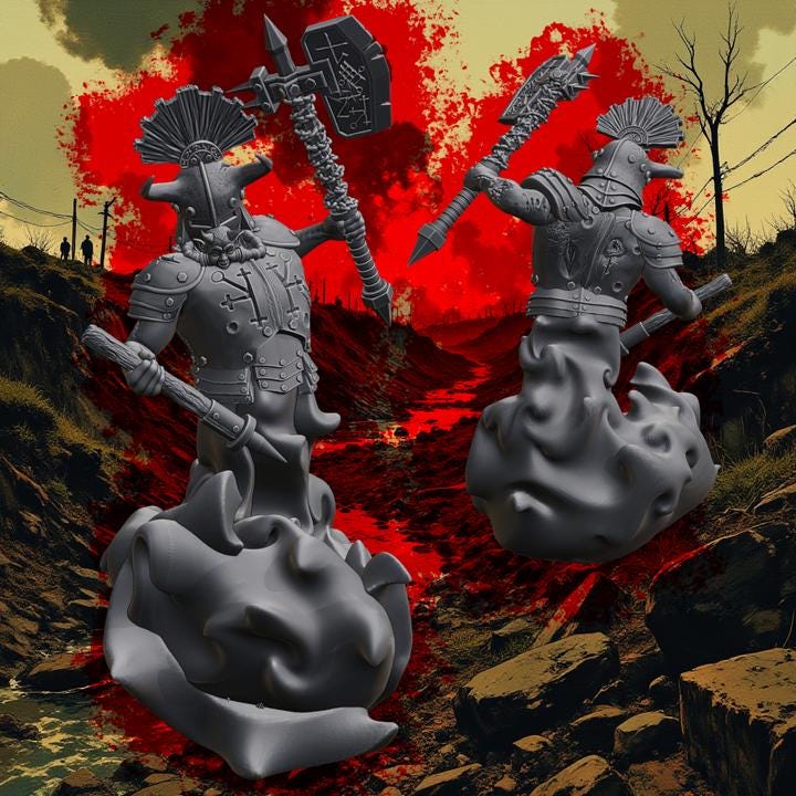 Trench Ghosts themed Warband