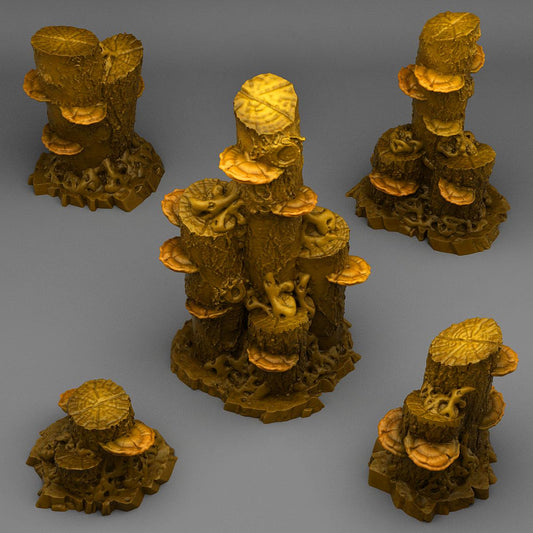 Enchanted Mushroom Logs