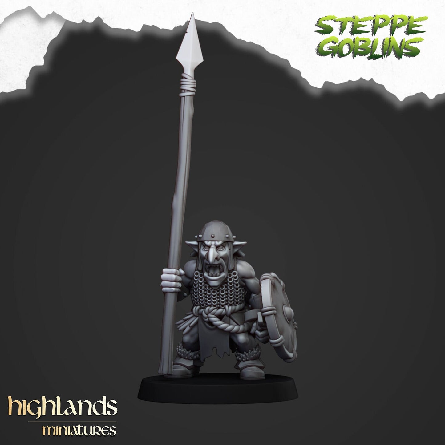 Steppe Goblin Spear Warriors – Orc & Goblin Regiment