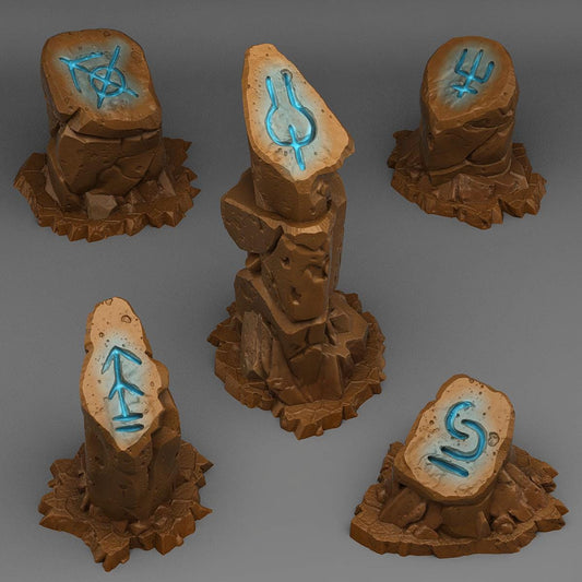 Sci-fi Glyph Stones