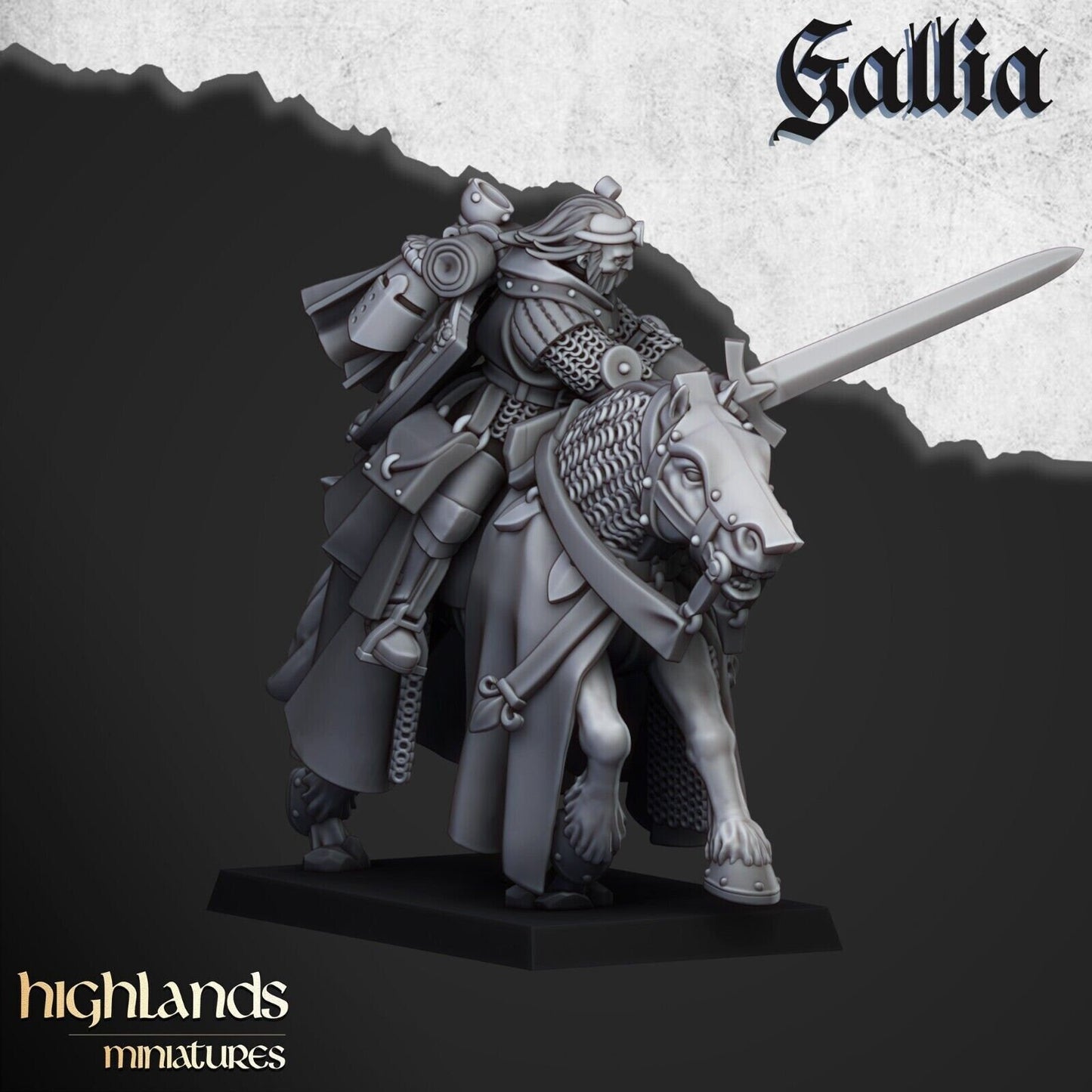 Gallia Questing Knights | Gallia Army Collection | Highland Miniatures