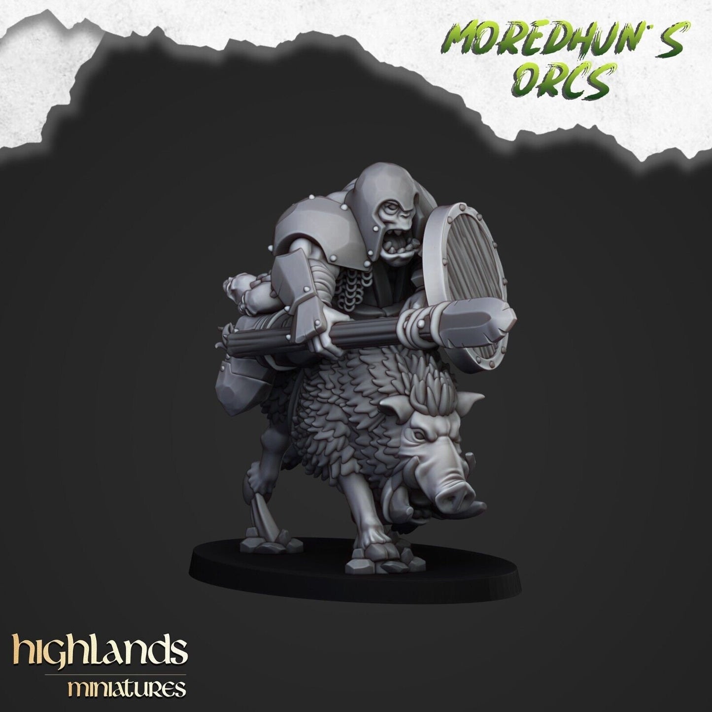 Moredhun's Orc Boar Boys – Mounted Spear Cavalry