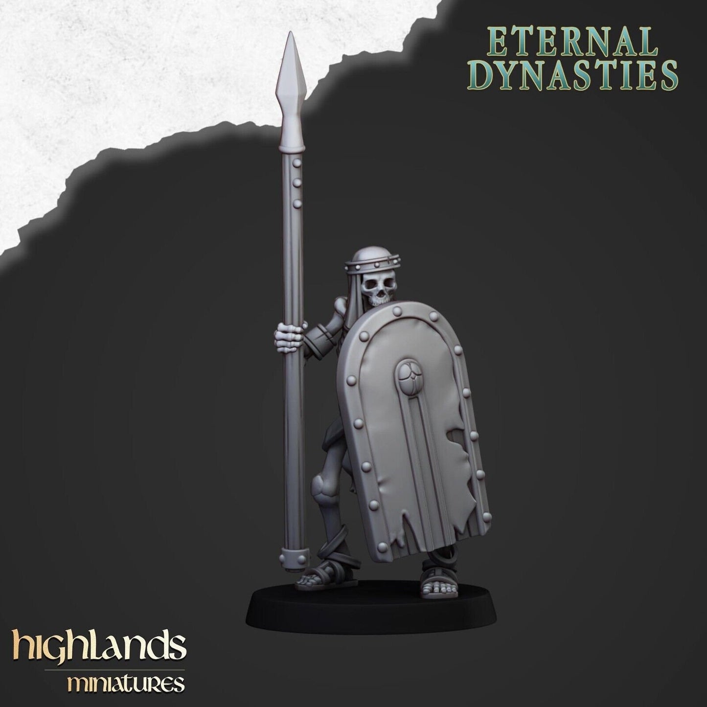 Eternal Dynasties Skeleton Warriors with Spears