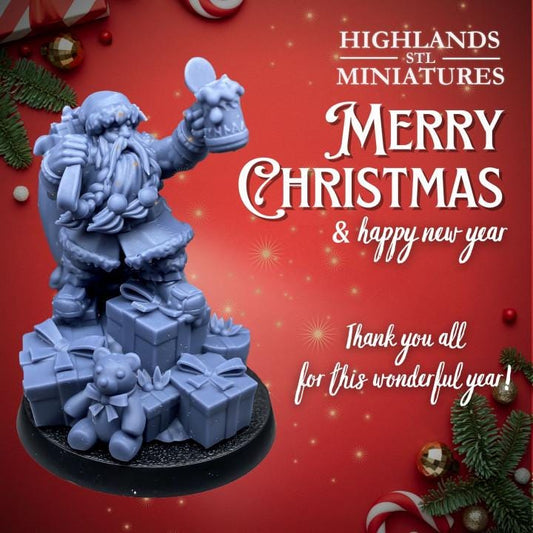 Dwarf Christmas Santa