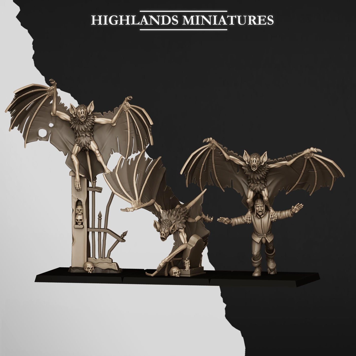 Transilvanya Giant Bats | Transilvanya Army Collection | Highland Miniatures