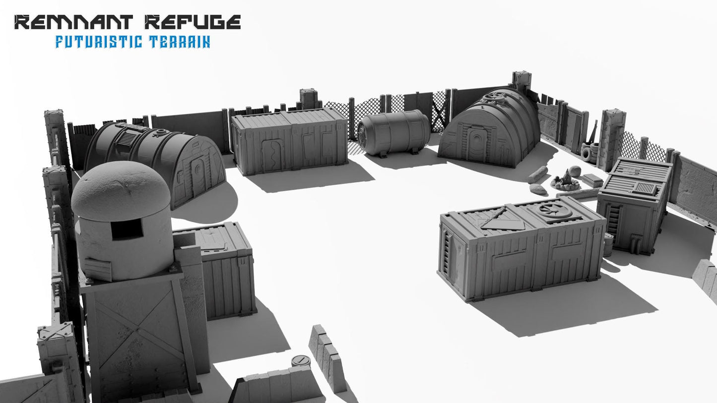Remnant Refuge | Sci-Fi & Post-Apocalypse Wasteland Terrain | MTG Terrain & Scenery