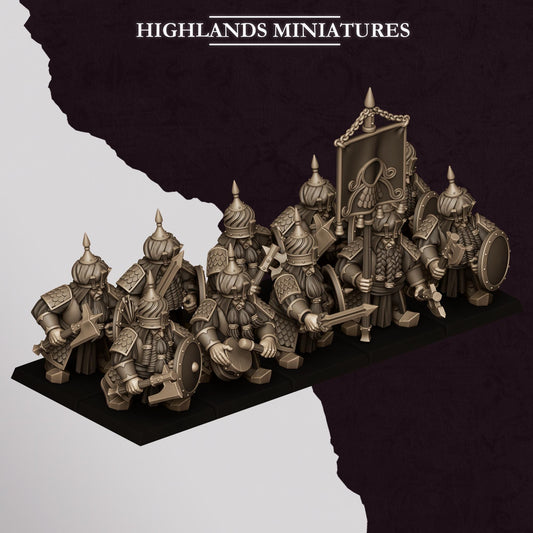 Sons of Marduk Warriors with 1h Axe & Shields
