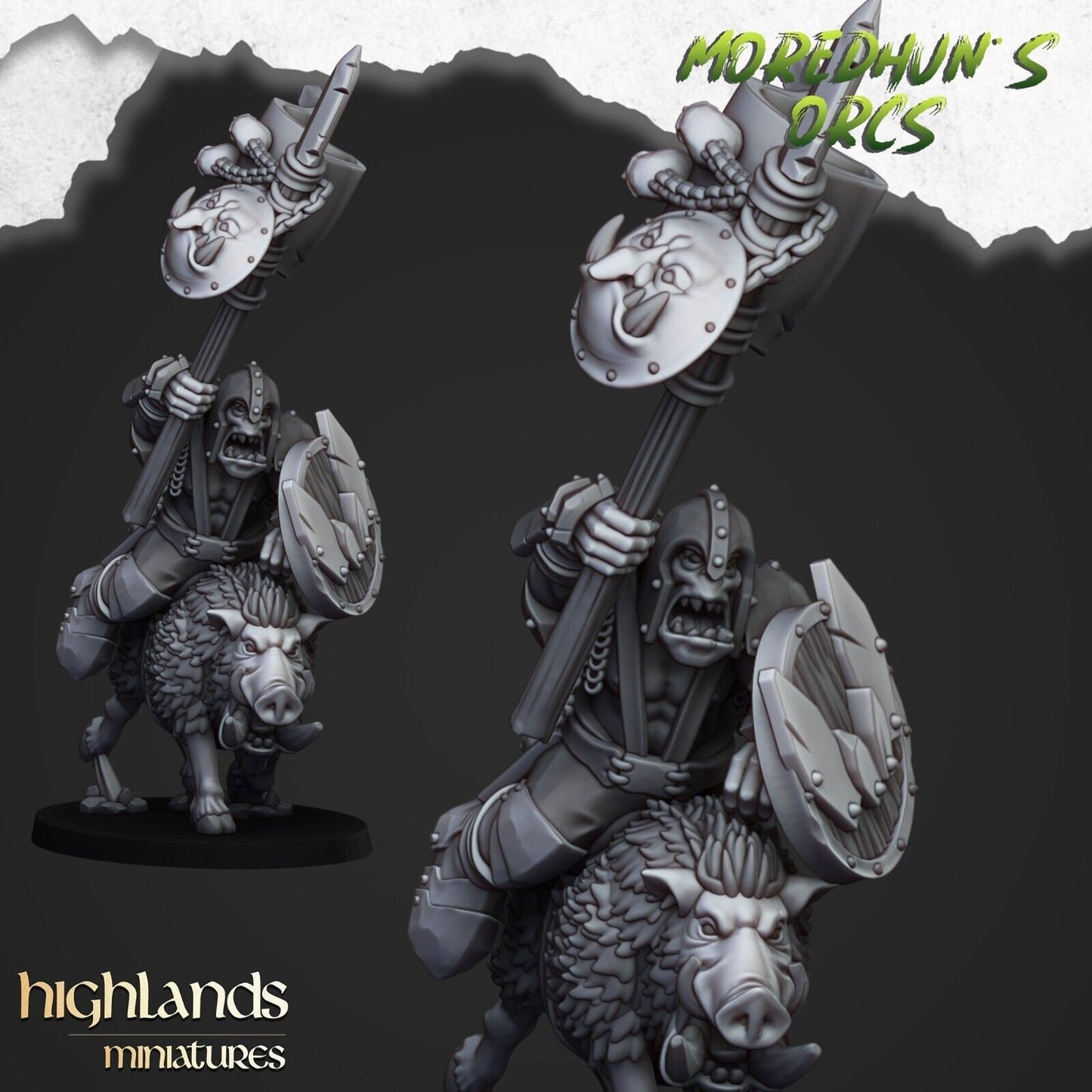 Moredhun's Orc Boar Boys – Mounted Spear Cavalry