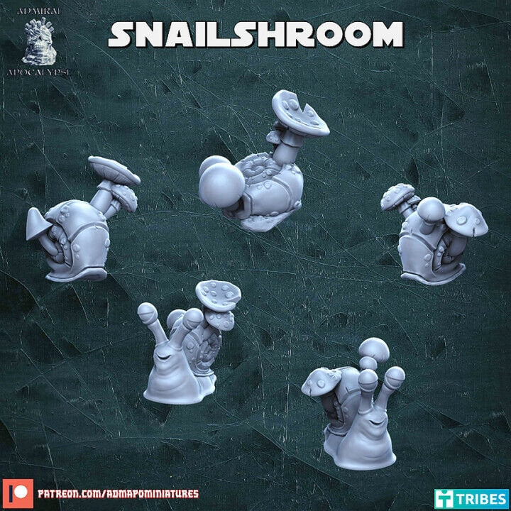 Fantasy Mushroom Scatter & Basing Bits | Fungal Fantasy Wargaming Terrain | Admiral Apocalypse