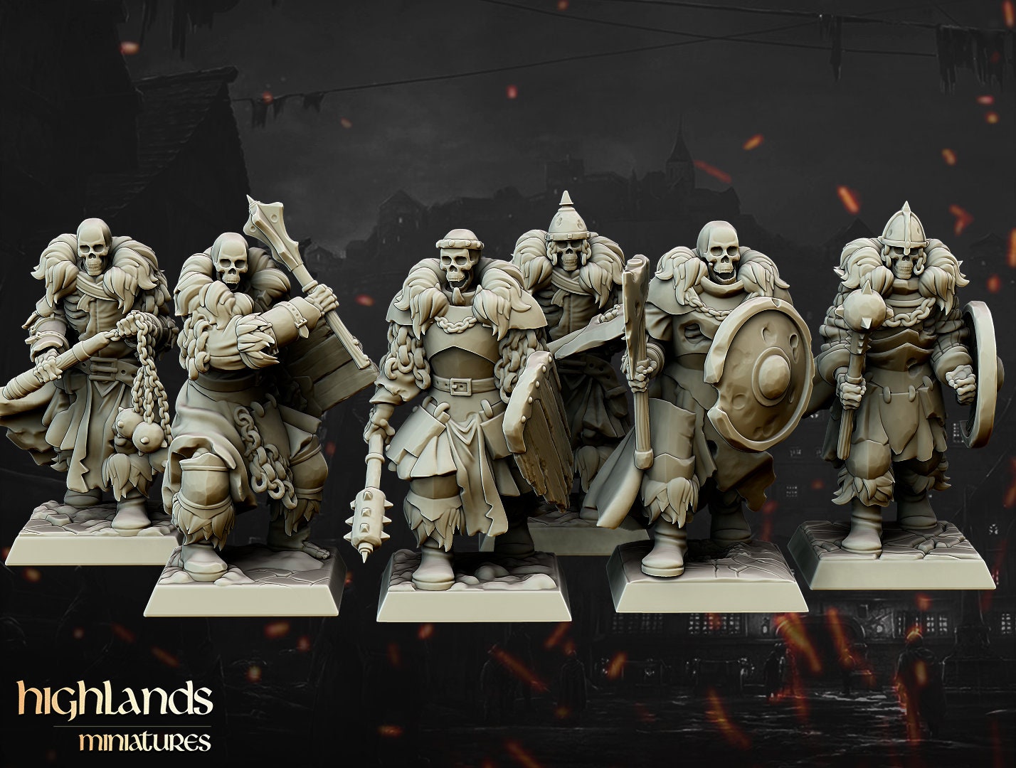 Transilvanya Black Watch Warriors | Transilvanya Army Collection | Highland Miniatures