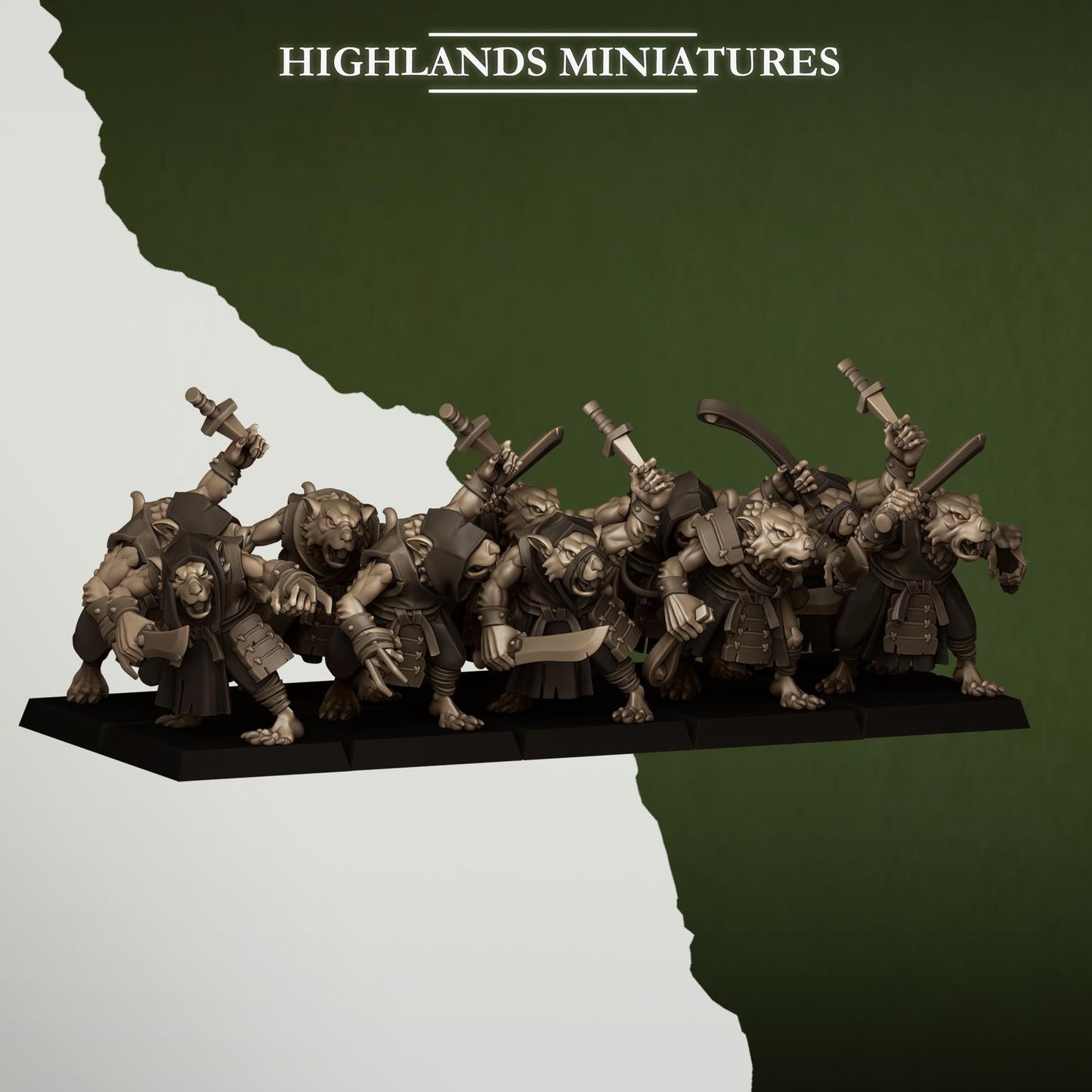 Sewer Rats Vermin Thugs | Sewer Rats Army Collection | Highland Miniatures
