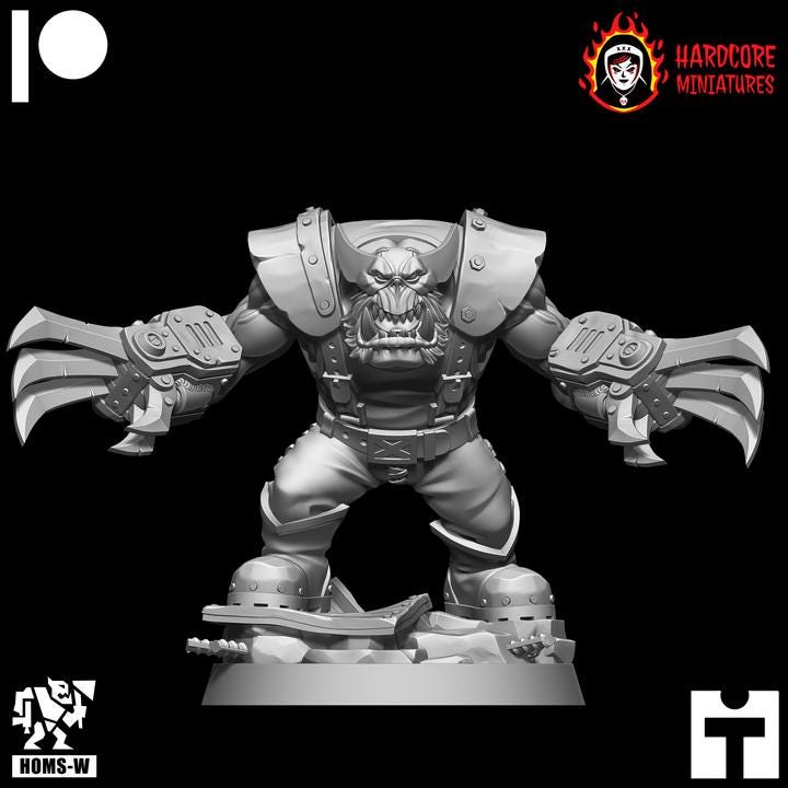 Space Ork Heroes | Legendary Sci-Fi Wargaming Miniatures | Hardcore Miniatures