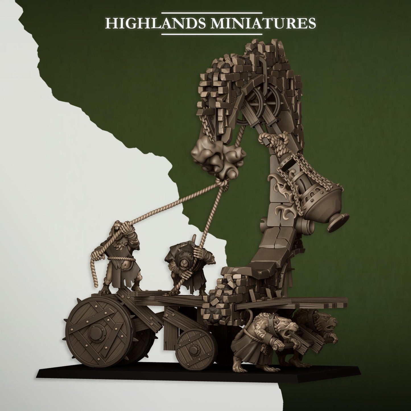 Sewer Rats Moving Bell & Censer | Sewer Rats Army Collection | Highland Miniatures