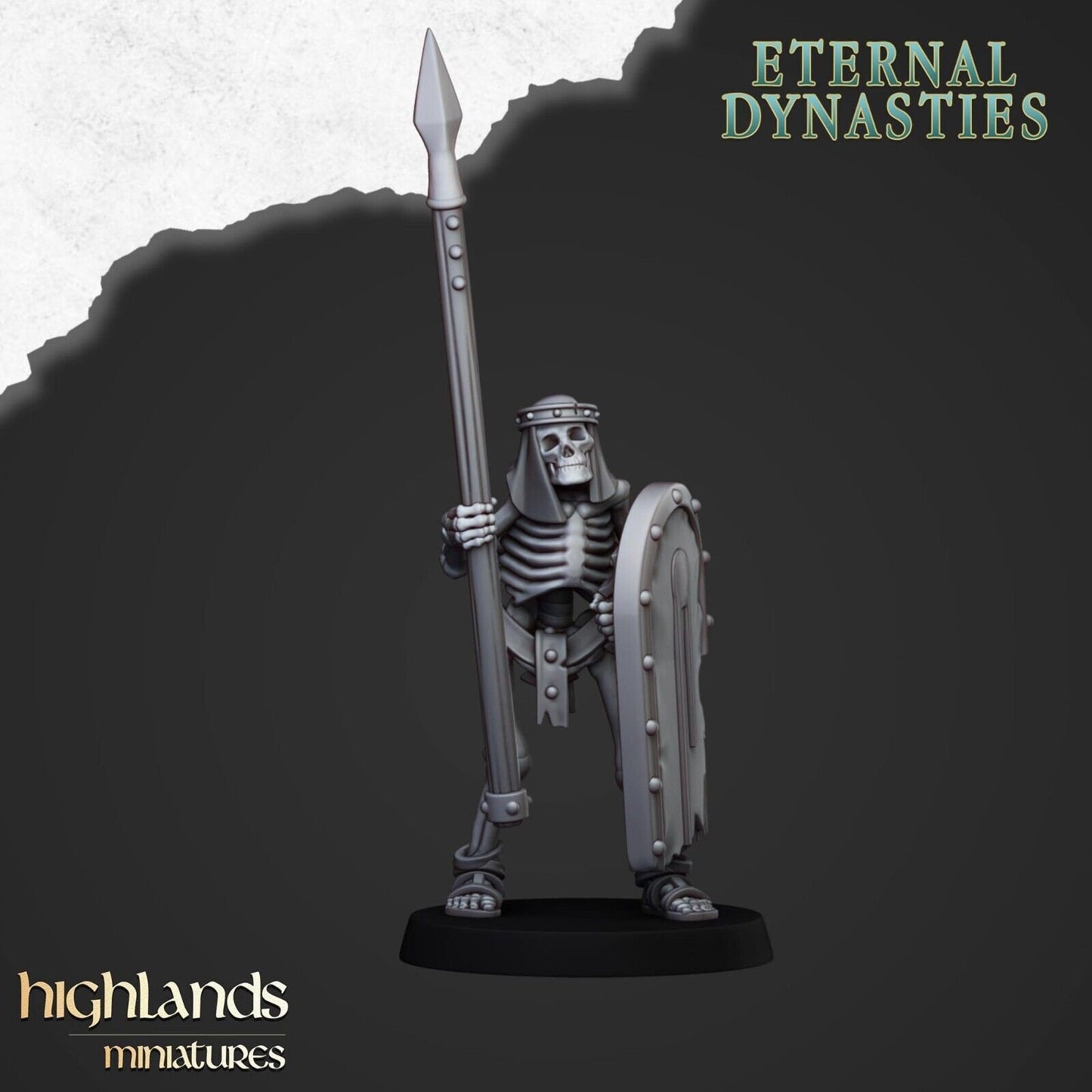 Eternal Dynasties Skeleton Warriors with Spears