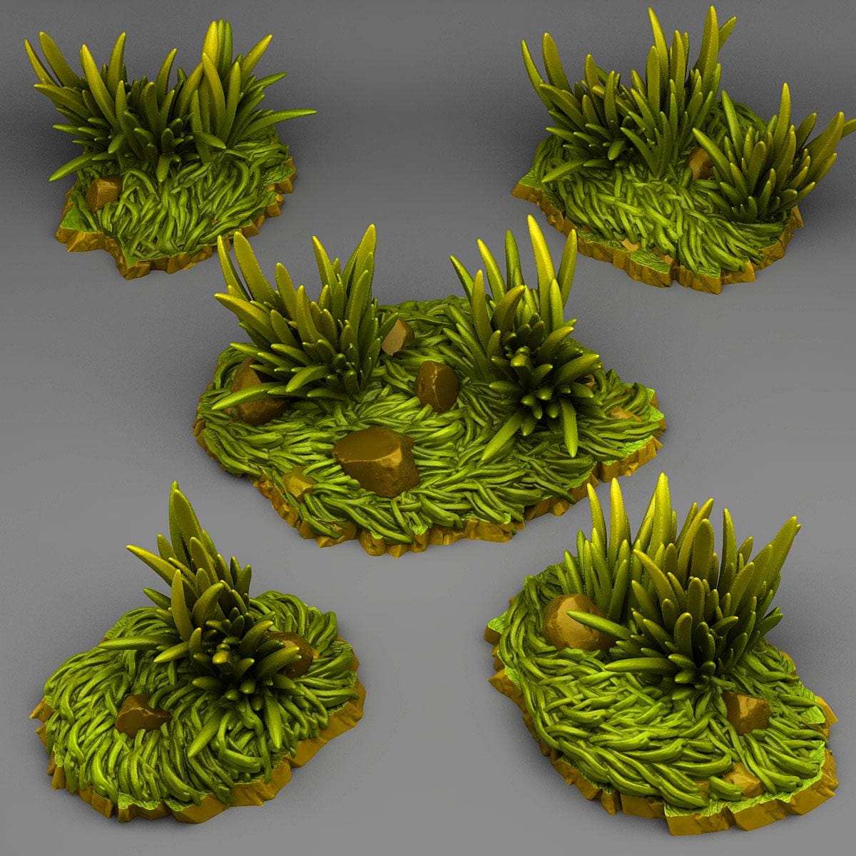 Wild Grass Scatter Terrain & Objective Markers