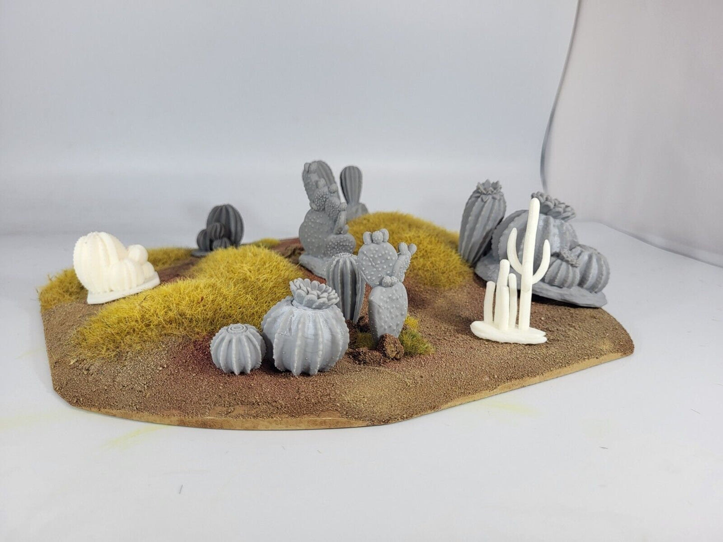 Giant Cacti Scatter Terrain | Desert Wargaming Scenery | Admiral Apocalypse