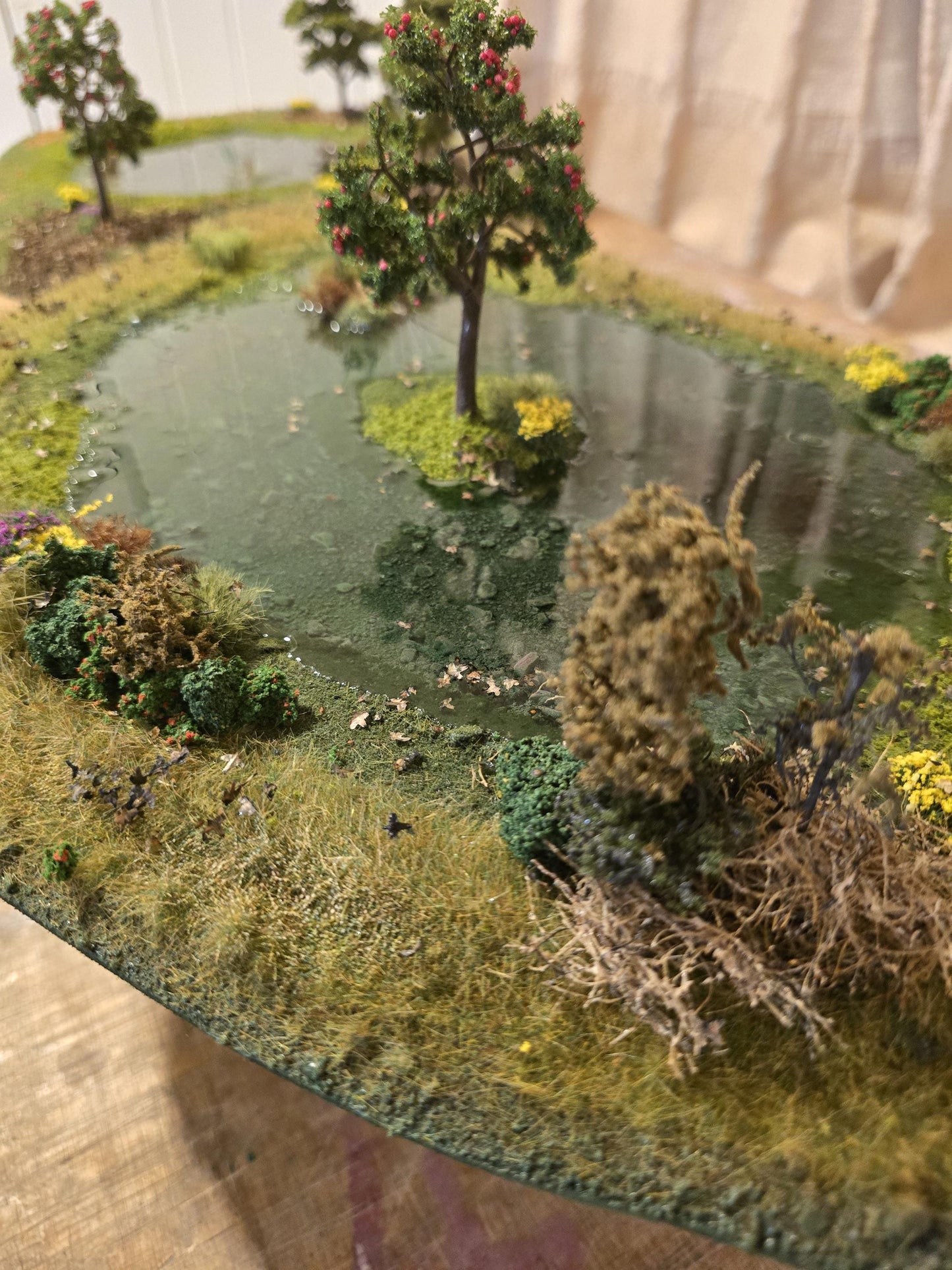 Handcrafted Wargaming Pond Terrain