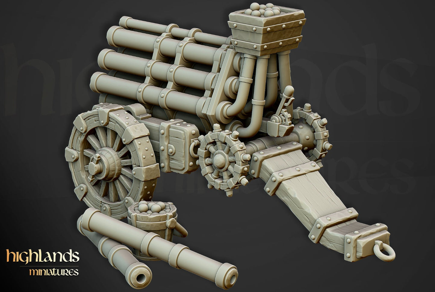 Sunland Volley Gun | Sunland Army Collection | Highland Miniatures