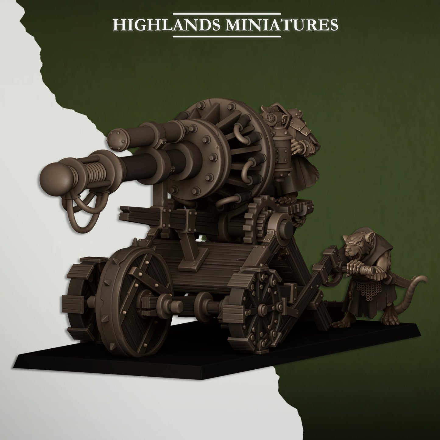 Sewer Rats Vermin Cannon | Sewer Rats Army Collection | Highland Miniatures