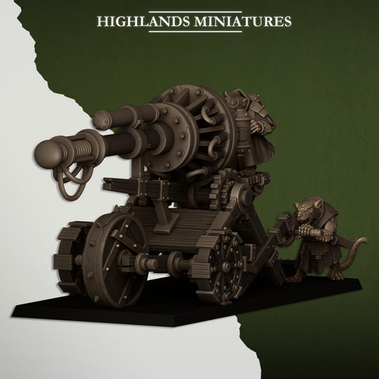 Sewer Rats Vermin Cannon | Sewer Rats Army Collection | Highland Miniatures