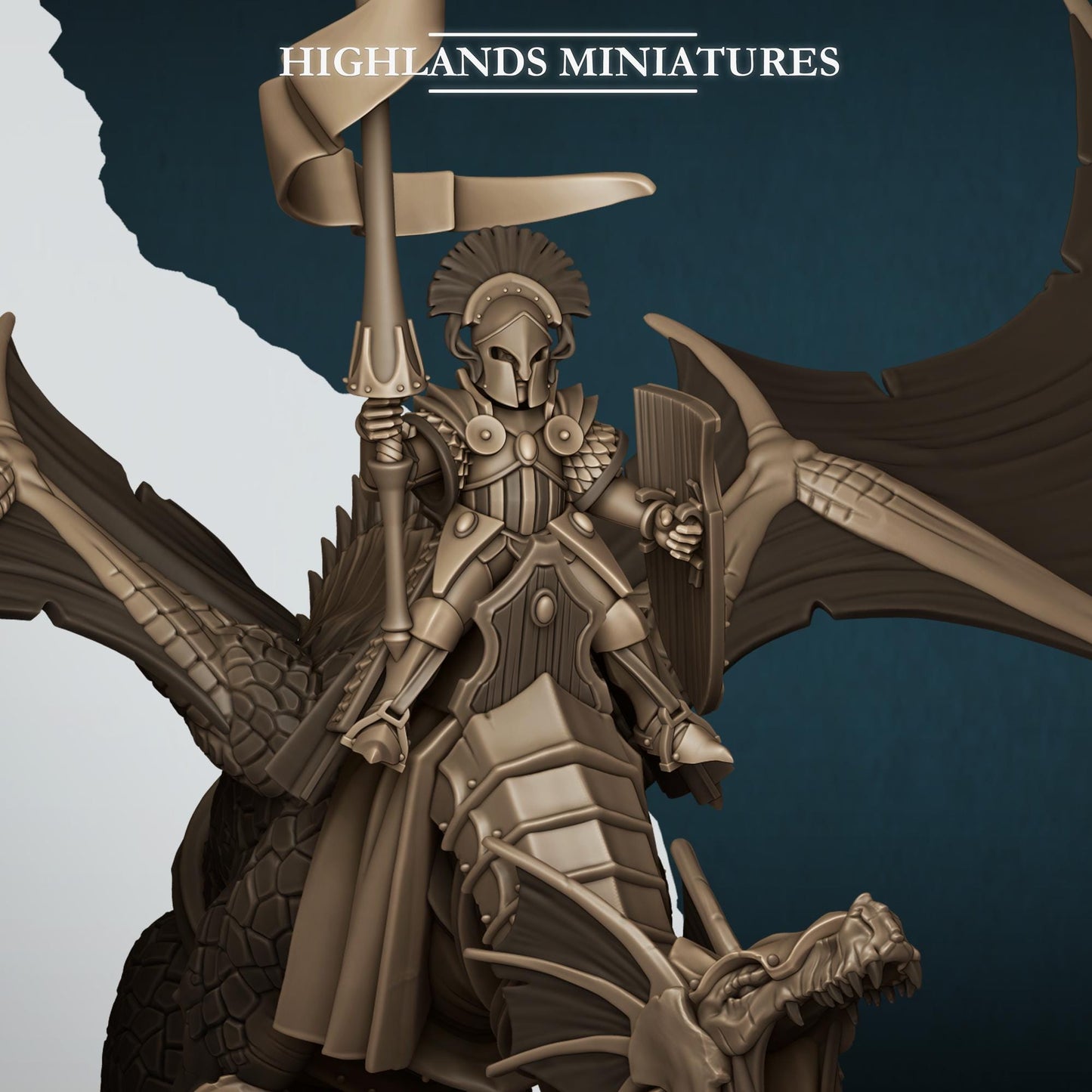 Aegean Elves Prince on Dragon