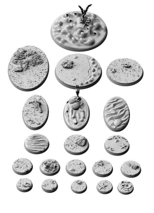 Beach Base Toppers for Sci-Fi & Fantasy Wargaming