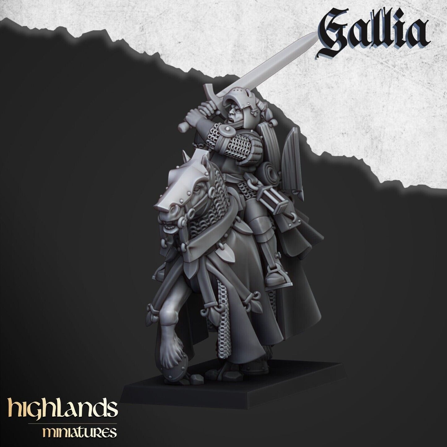 Gallia Questing Knights | Gallia Army Collection | Highland Miniatures