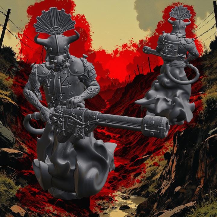 Trench Ghosts themed Warband